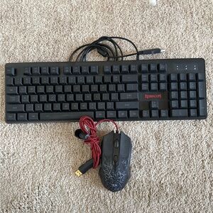 Red Dragon S107-1 Illuminated Gaming Keyboard & Mouse